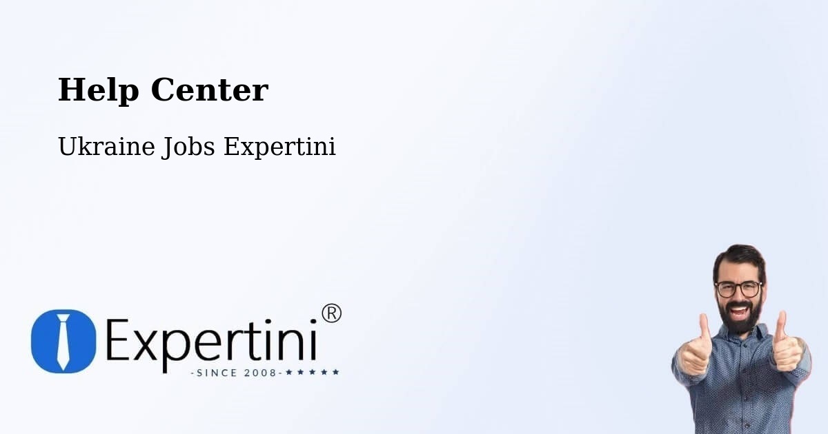 Help Center – Lviv - Ukraine Jobs Expertini